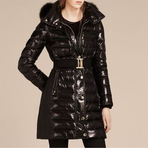 Burberry Abbeydale Glossy Puffer Jacket